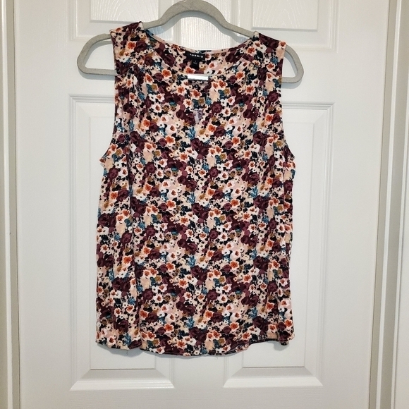 torrid Tops - Torrid Floral Sleeveless Blouse Colorful Stretch Sz 1X